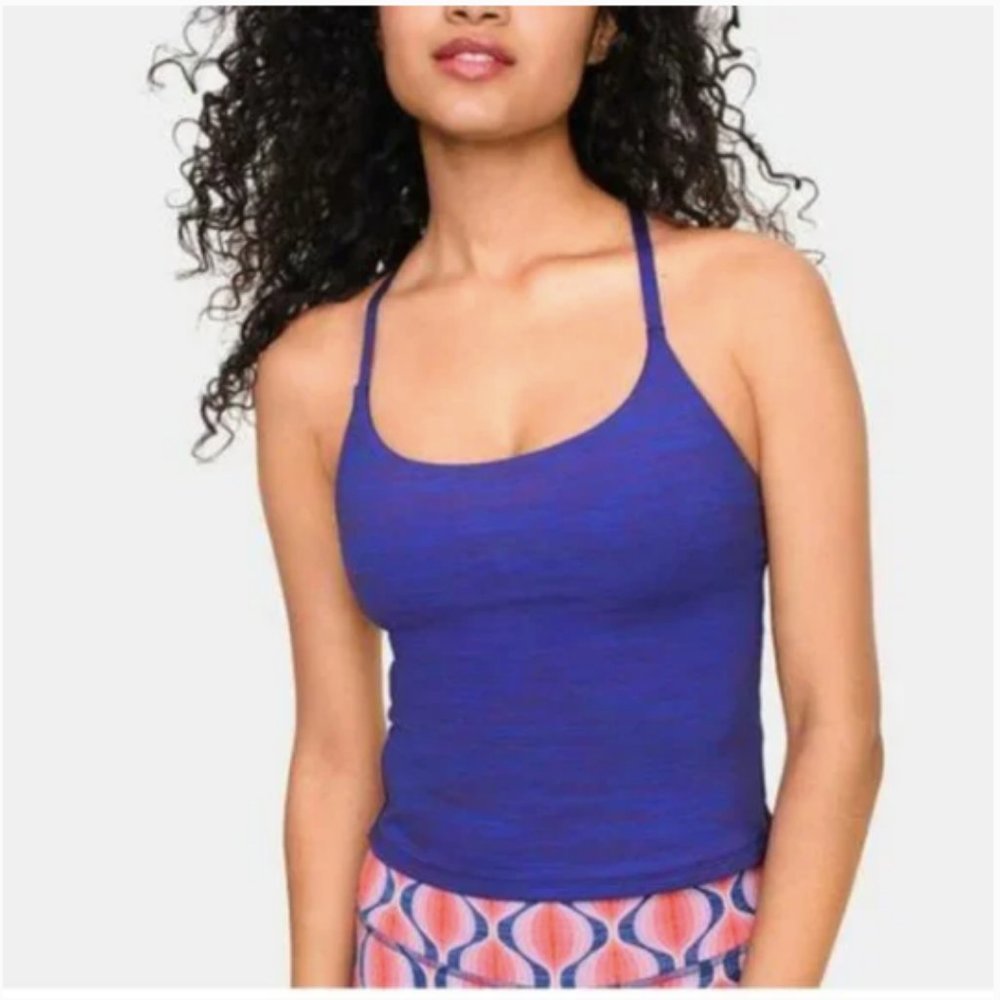 Outdoor Voices TechSweat Cami Tank Top in Blue Orchid